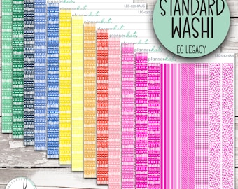LEG-030 || "B" Washi Strips - EC Legacy Colorway