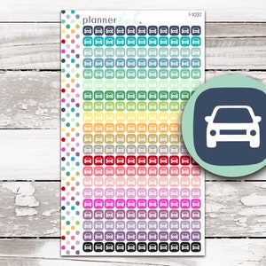 I-1037 || CAR / VEHICLE Itty Bitty Icon Sticker