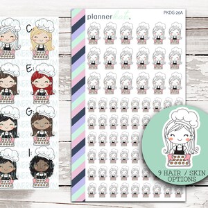PKDG-26 || BAKING Pk Doodles Planner Stickers (9 Variations)