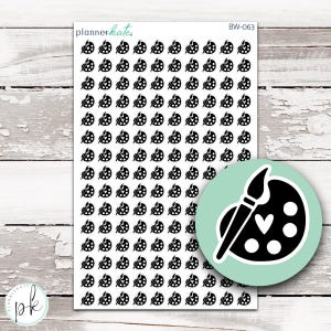 BW-63 || ART / PAINTING Icon Sticker