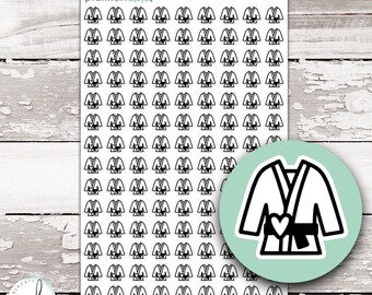 BW-12 || Karate / Martial Arts Icon Sticker