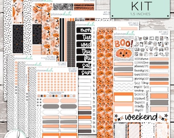 KIT-746 WEEKLY || "Boo" - Weekly Kit Planner Stickers