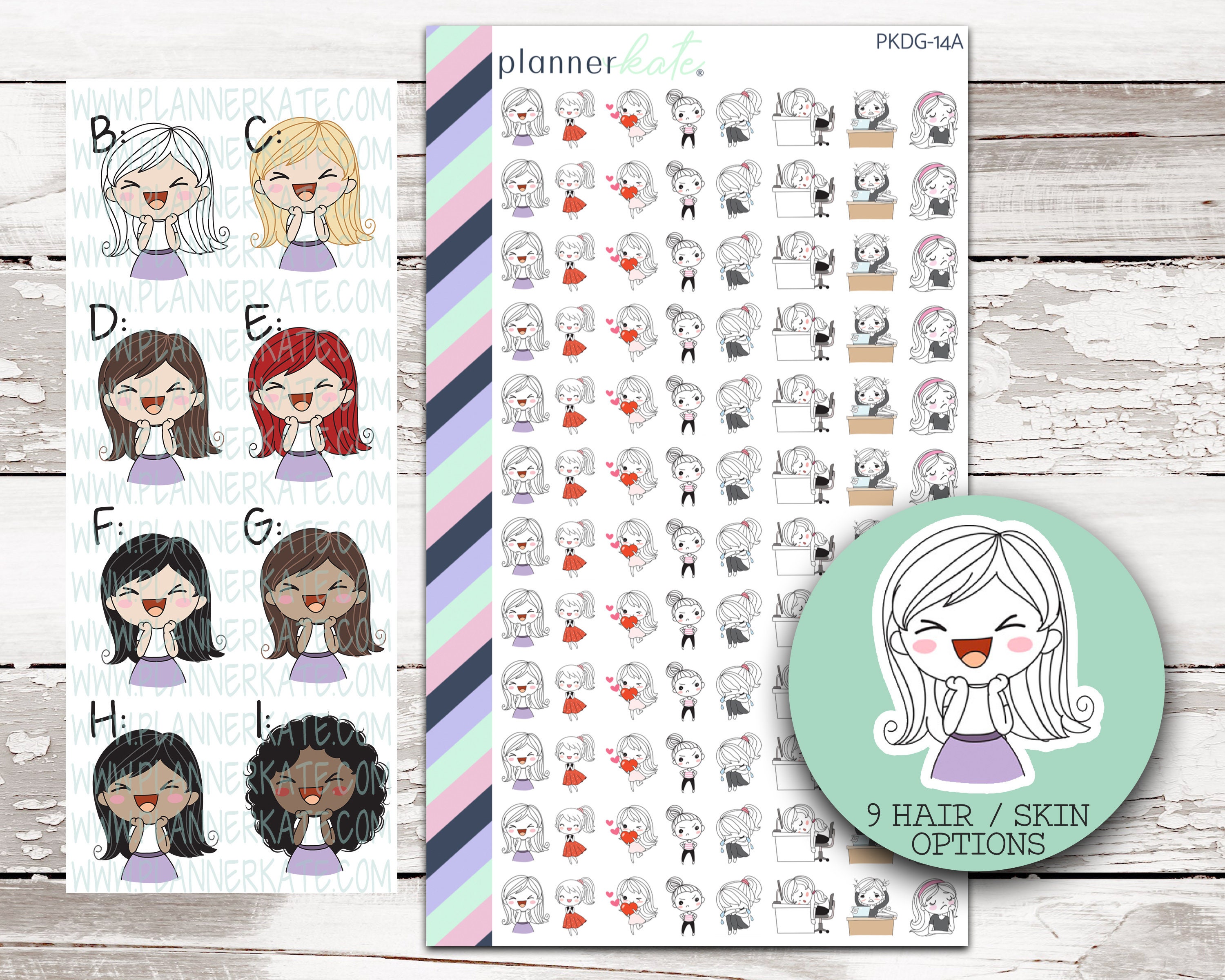 Annual Holidays Planner Stickers 