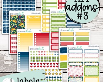 MK-622 Add Ons #3 || "Taco Tuesday" Kit Add Ons - Labels