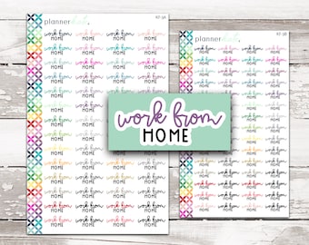KF-3 || &quot;Work From Home&quot; Kit Font Scripts - Standard & Mini Size