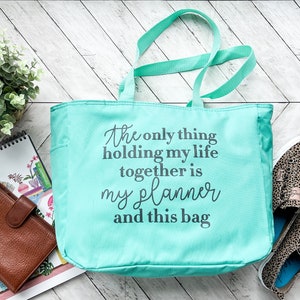 Planner Tote Bag Etsy