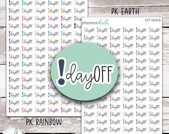 EVT-09 || DAY OFF Event Sticker