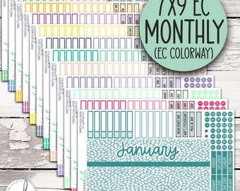 MNTH-001 || EC 7x9 Monthly - EC Colorway