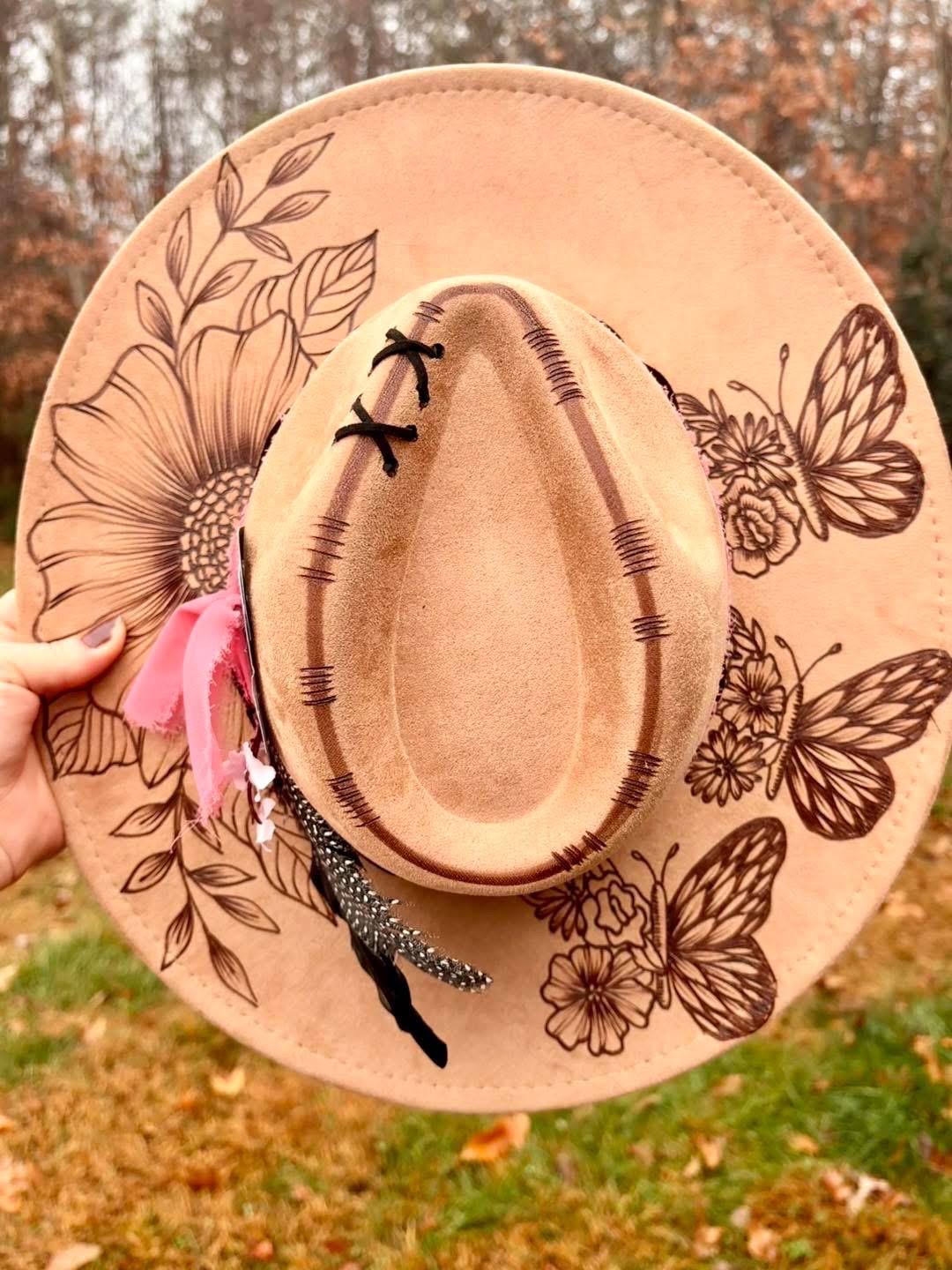 I Beg Your Parton - Handmade Custom Burned Hat, Wild Child  display picture 2