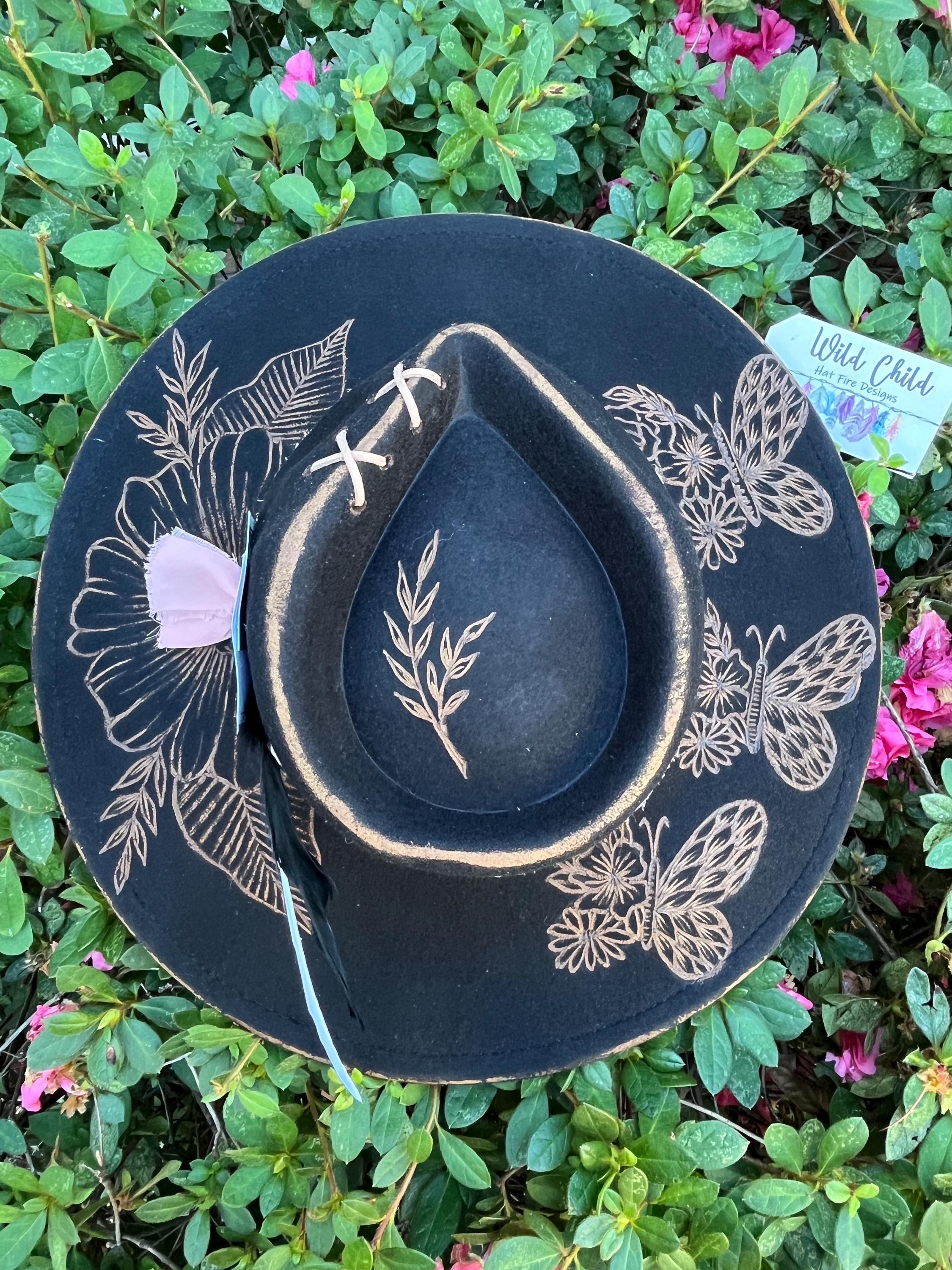 I Beg Your Parton - Handmade Custom Burned Hat, Wild Child  display picture 3