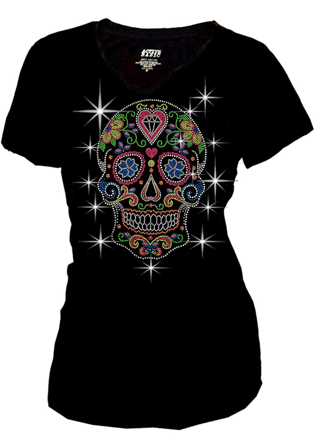 sugar skull shirt womens