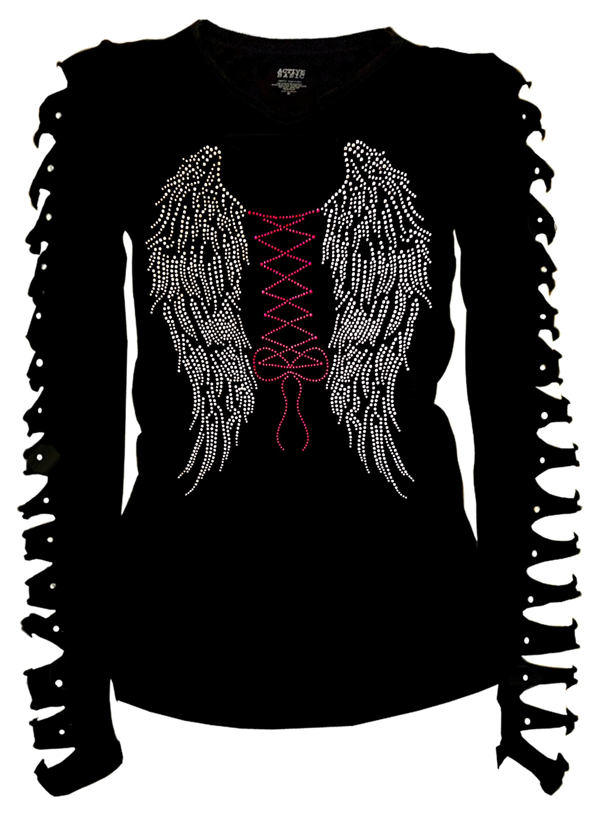 トップス Treat Girl's rhinestone T-shirts 713RqyW8HqL._UY350_.jpg