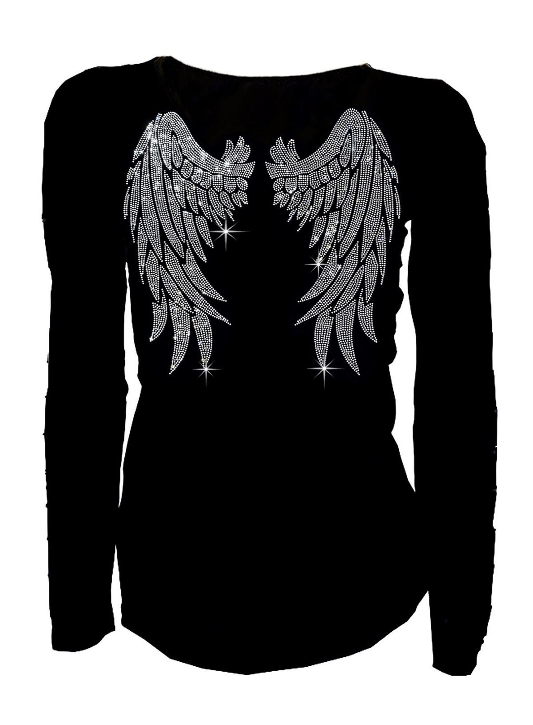 2024 Summer Angel Wings Y2K Printed shirt with t shirt