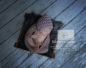 Newborn Vintage Style Bonnet, Newborn Photography Prop, Newborn girl hat, crochet bonnet, newborn bonnet hat