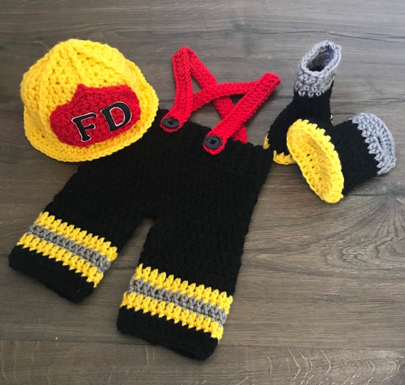 Newborn firefighter cheap outfit