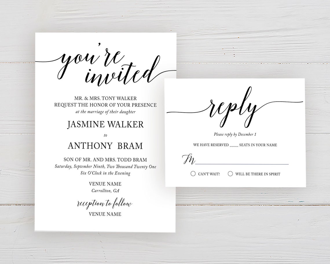 wedding invites with rsvp wedding invites with rsvp