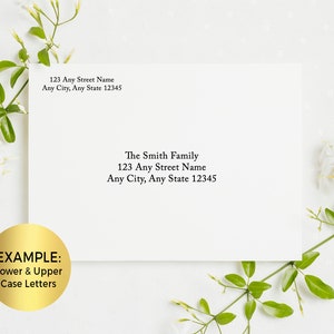 Elegant 5x7 A7 Printed Invitation Envelopes for Weddings, Events & Custom Addressing Services