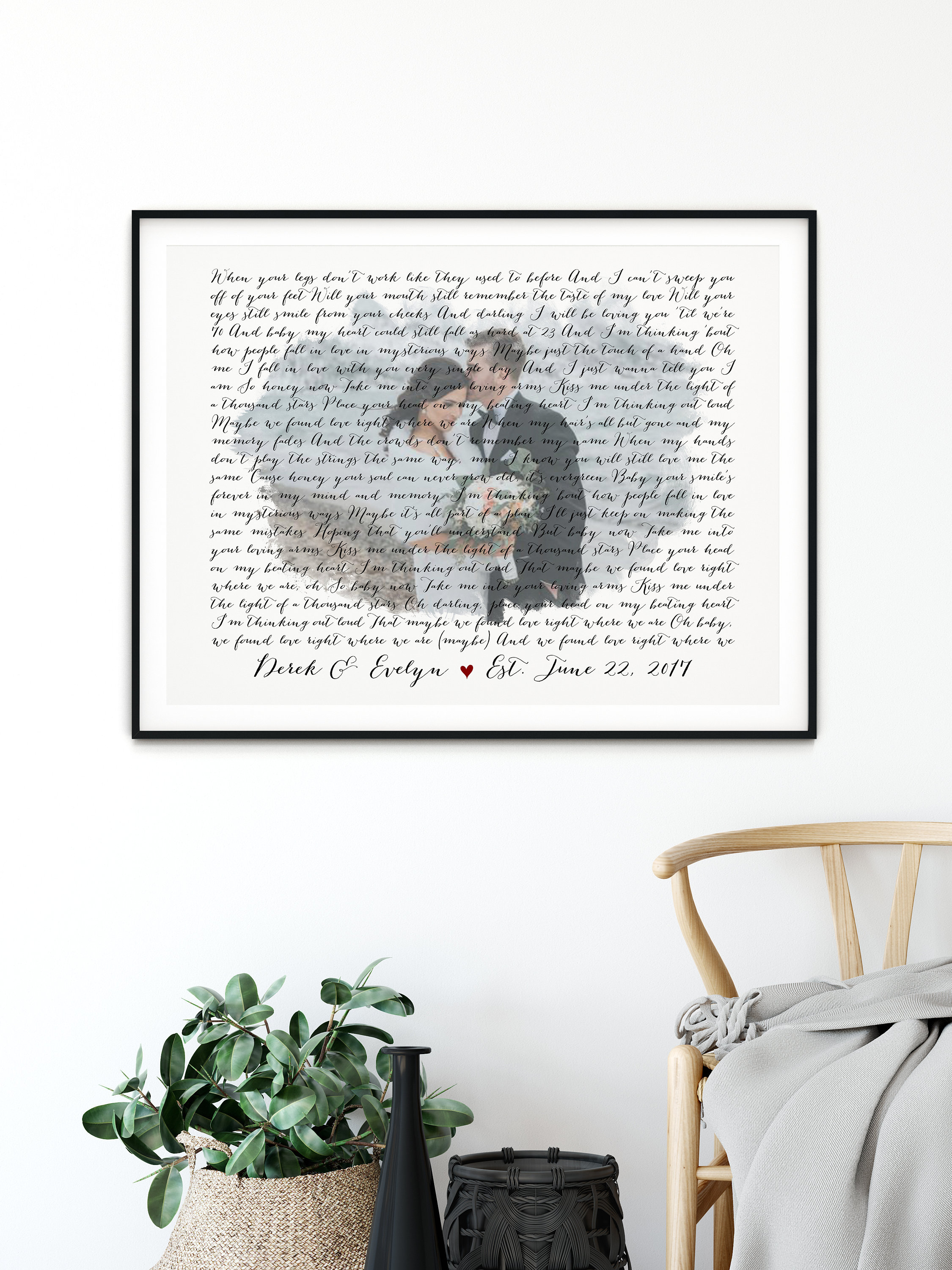 Wedding song gift Personalized anniversary gift for wife Etsy
