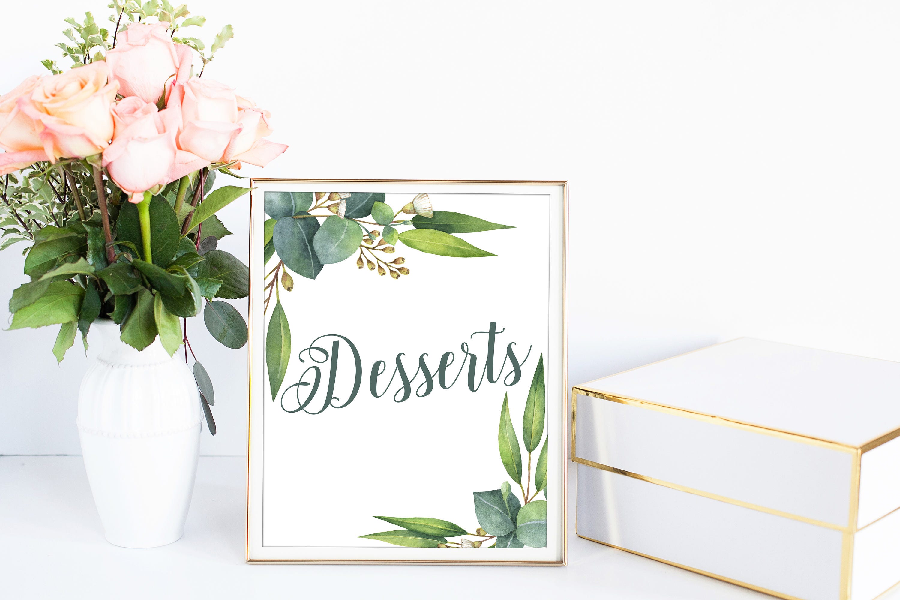 Desserts Sign Printable Dessert Sign Dessert Table Sign | Etsy