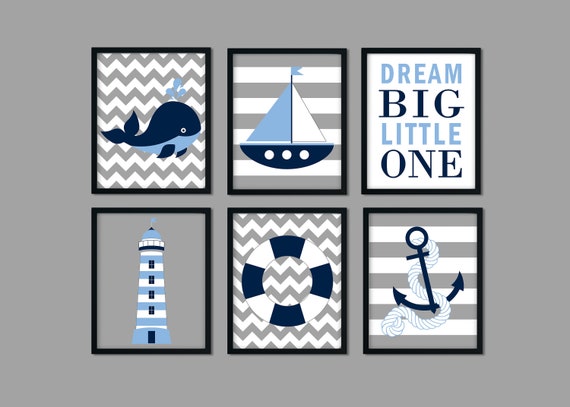 Nautical Decor Nursery Nautical Decor Boy Room Nautical Etsy