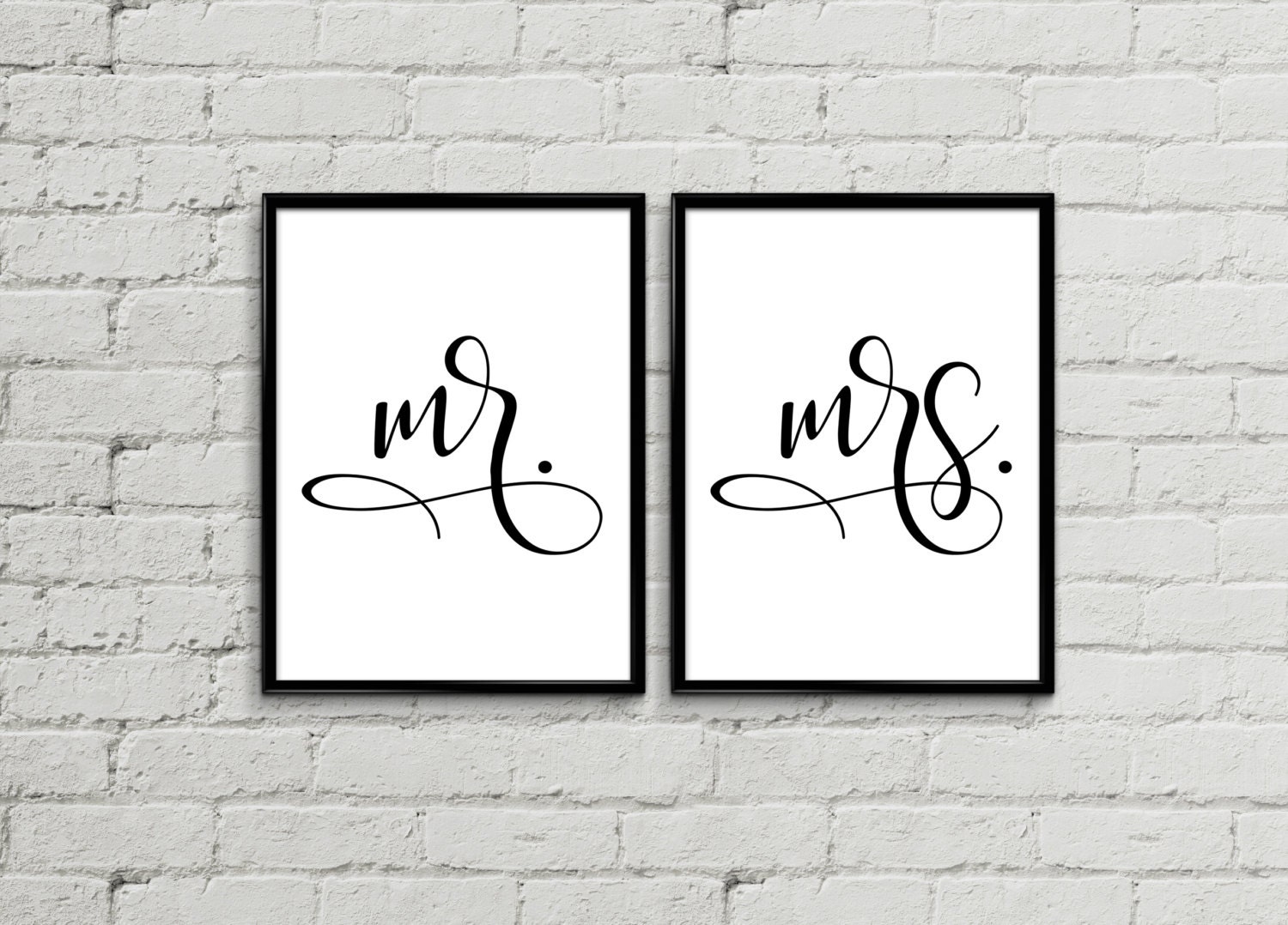 Mr and mrs sign mr and mrs wall decor mr and mrs sign for Etsy
