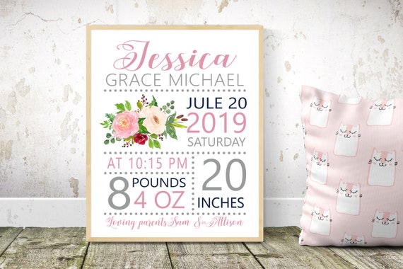 printable birth announcements