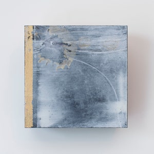 Smoke No. 1  |  Original Cold Wax Mixed Media Painting by Katie C. Gutierrez
