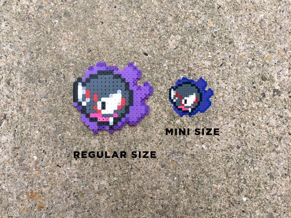 Gastly Haunter Gengar Mega Gengar Pokemon Perler Etsy