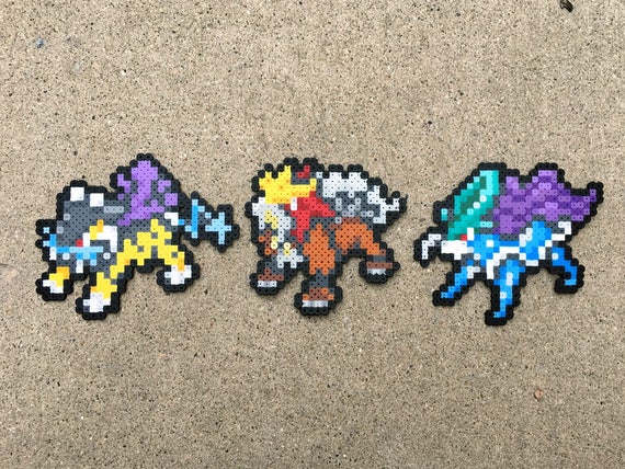 Suicune Entei and Raikou Pokémon 3 Legendary dogs