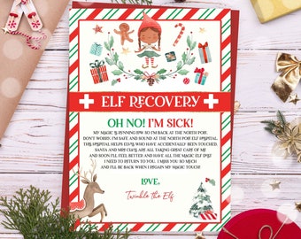 Sick Elf Letter - Etsy