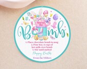 Editable Easter Hot Chocolate Bomb Tag Easter Hot Cocoa Bomb Tag Your The Bomb Tag Appreciation Easter Gift Instructions Instant Download AH Il_170x135