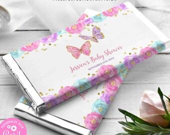 pink candies for baby shower