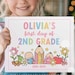 Editable First Day of 2nd Grade Sign Printable First Day of 2nd Grade ...