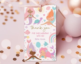 Editable Under the Sea Birthday Party Food Labels Oneder the Sea Two ...