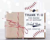Editable Baseball Party Favor Tag Baseball Birthday Party Gift Tag Baseball Birthday Thank You Tags Rookie 1st Year Party Editable File 4U Il_170x135