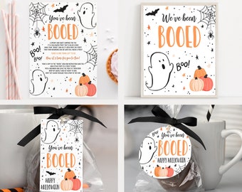 Du wurdest ausgebuht Druckbares Halloween Activity Kit Wir wurden ausgebuht Süßes Oder Saures Kit Halloween Neighborhood Tradition Sofort Download DS