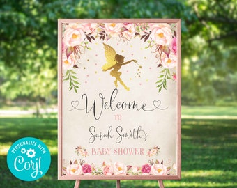 fairy garden baby shower theme