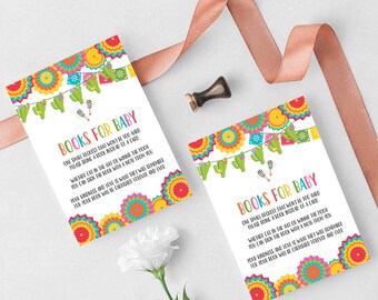 Hadley Design Baby Shower Book Request Fiesta Holy Guac Baby Shower Book Request Card Baby Shower Games Printable DIY Edit Yourself