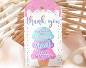 Ice Cream Favor Tags Glitter Ice Cream Thank You Tag Ice Cream Party Gift Tags Ice Cream Social Party Favor Tag Instant Download Editable X0 Il_170x135