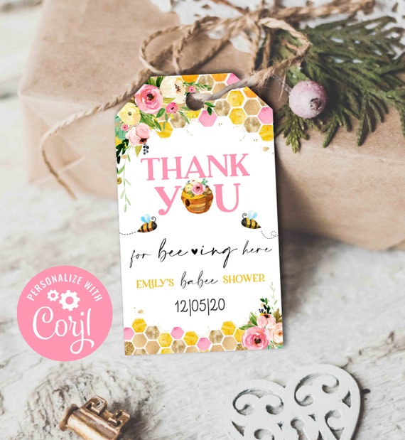 honey bee baby shower favors