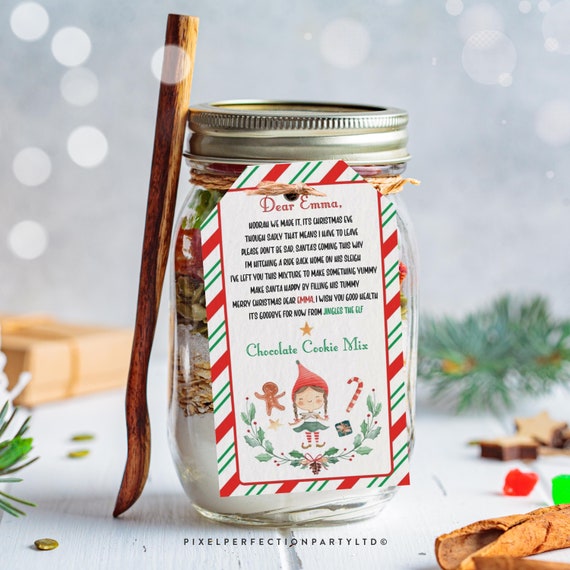 Editable Elf Goodbye Gift Elf Goodbye Cookie Mix Gift Goodbye From Your Elf Letter Elf On The Shelf Goodbye Instant Download Le By Pixel Perfection Party Ltd Catch My