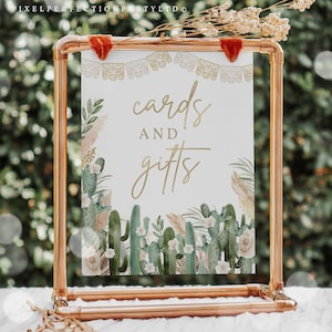Fiesta Baby Shower Karten & Geschenke Zeichen Taco Bout A Baby Boho Tropical Pampas Gras Geschlecht Neutral Baby Shower Decor Zeichen Sofortiger Download AE