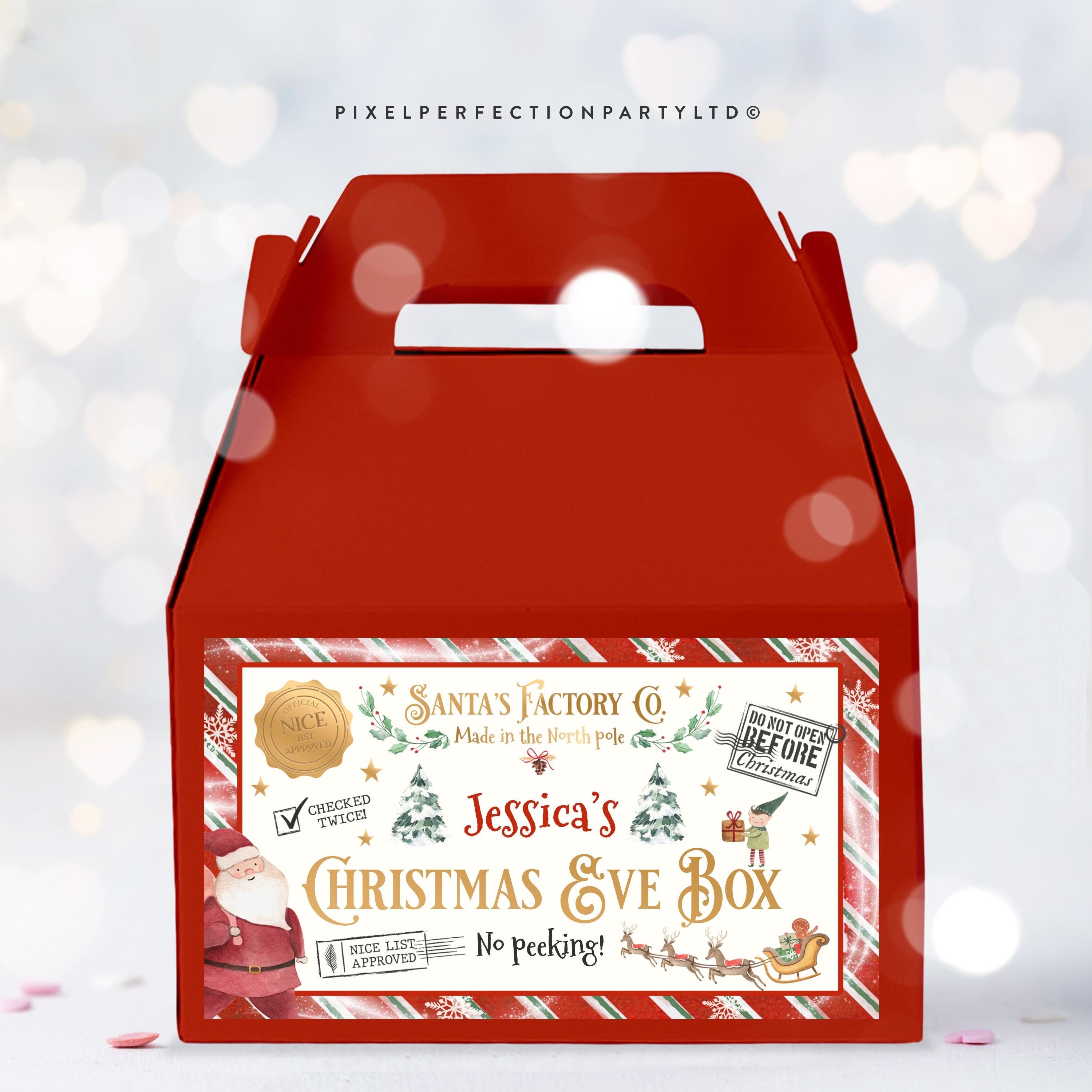 Easy Treat Gable Boxes – Christmas