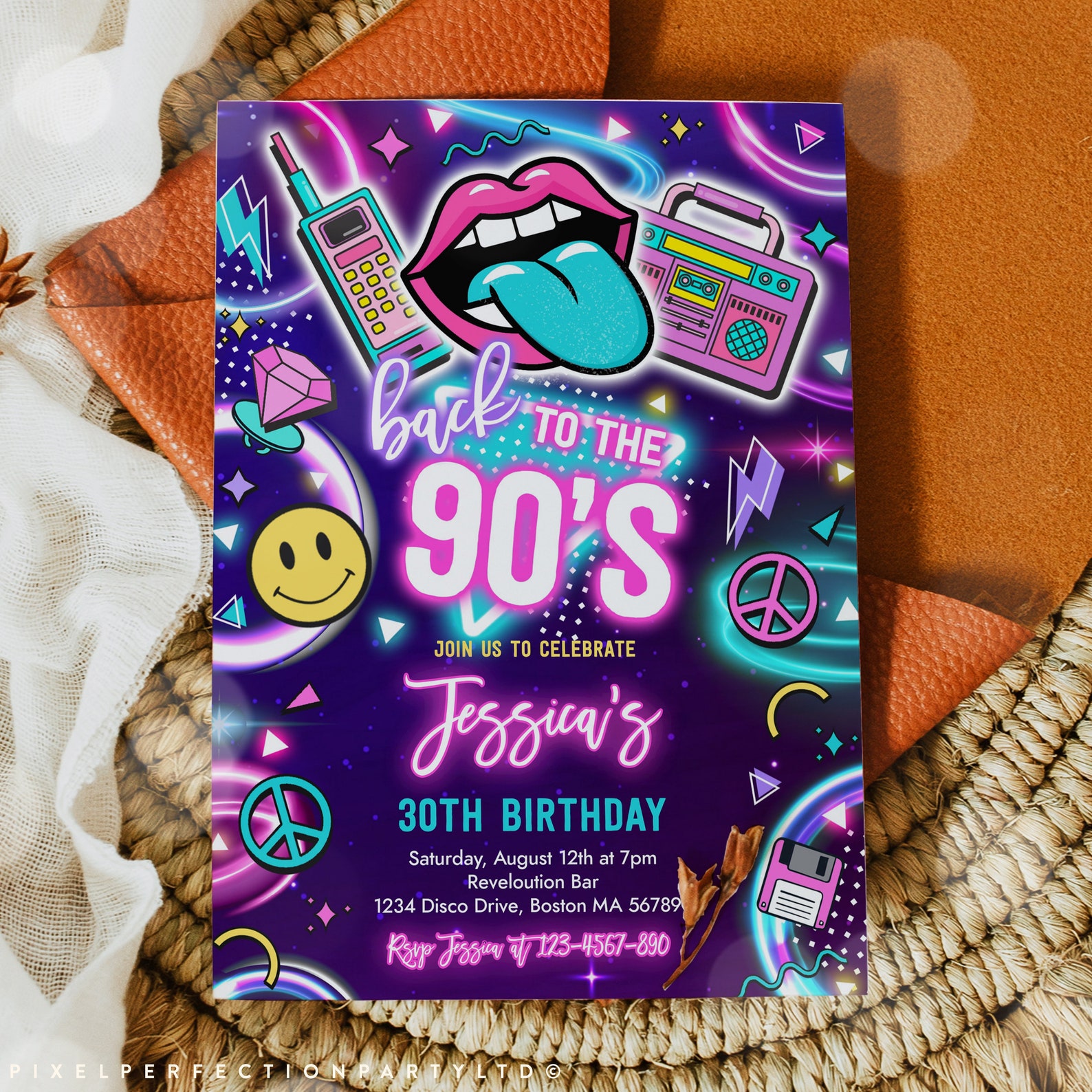 Editable 90s Birthday Party Invitation Back To The 90s Neon Etsy editable-90s-birthday-party-invitation-back-to-the-90s-neon-etsy