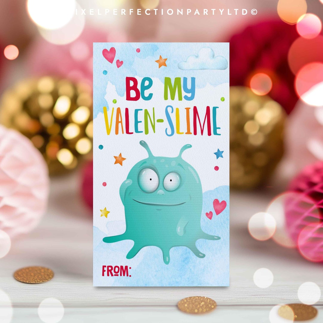 Editable Monster Valentine's Day Gift Tag Valentine Monster Be My Valen ...
