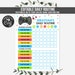 Editable Video Game Daily Routine Chart Morning Evening Daily - Etsy Canada