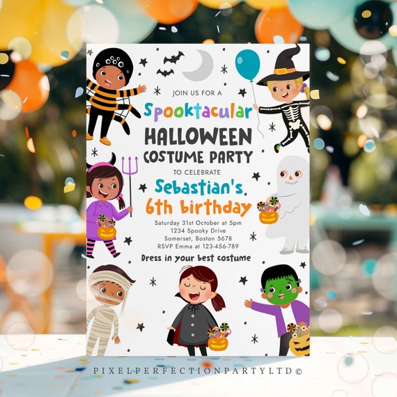 WhatSign Halloween Party Invitation Cards For Kids Adults 12Pcs Halloween