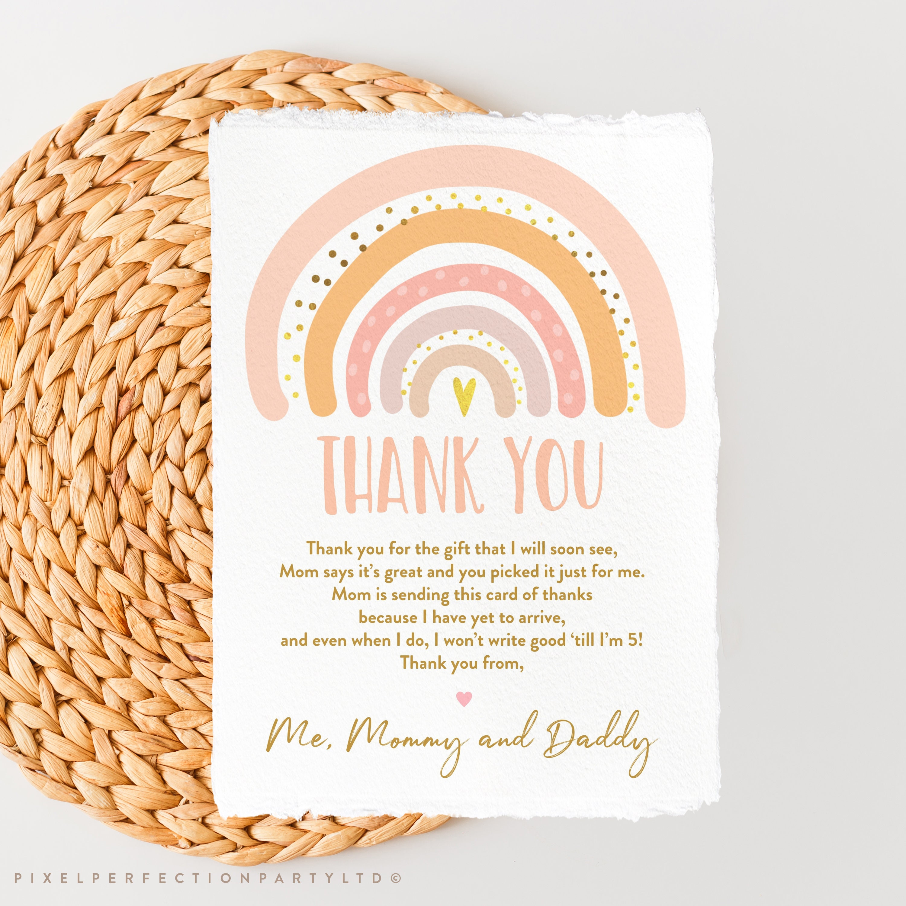 Baby Shower Thank You Cards Template Baby Shower Thank You Cards Template
