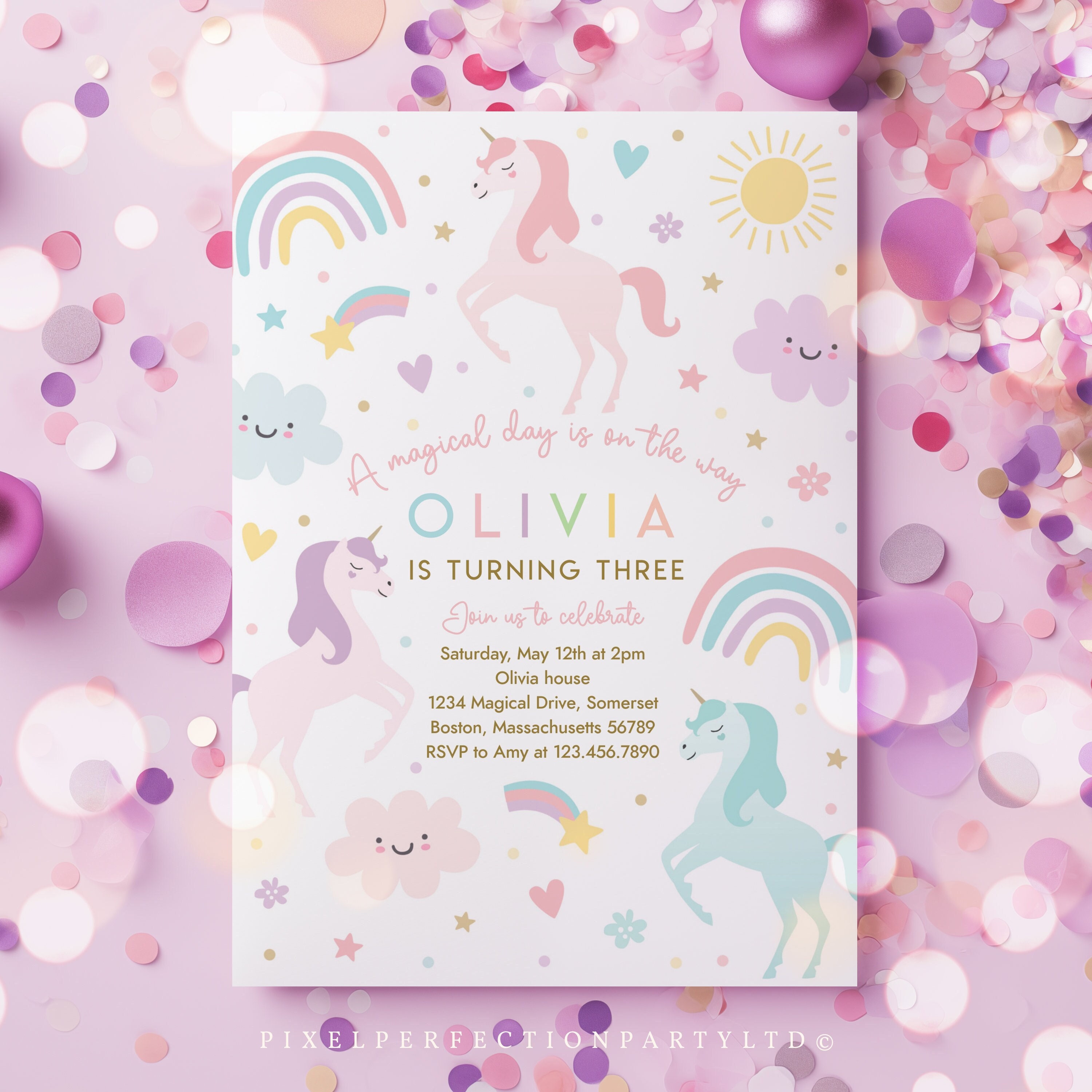 12+ Unicorn 1St Birthday