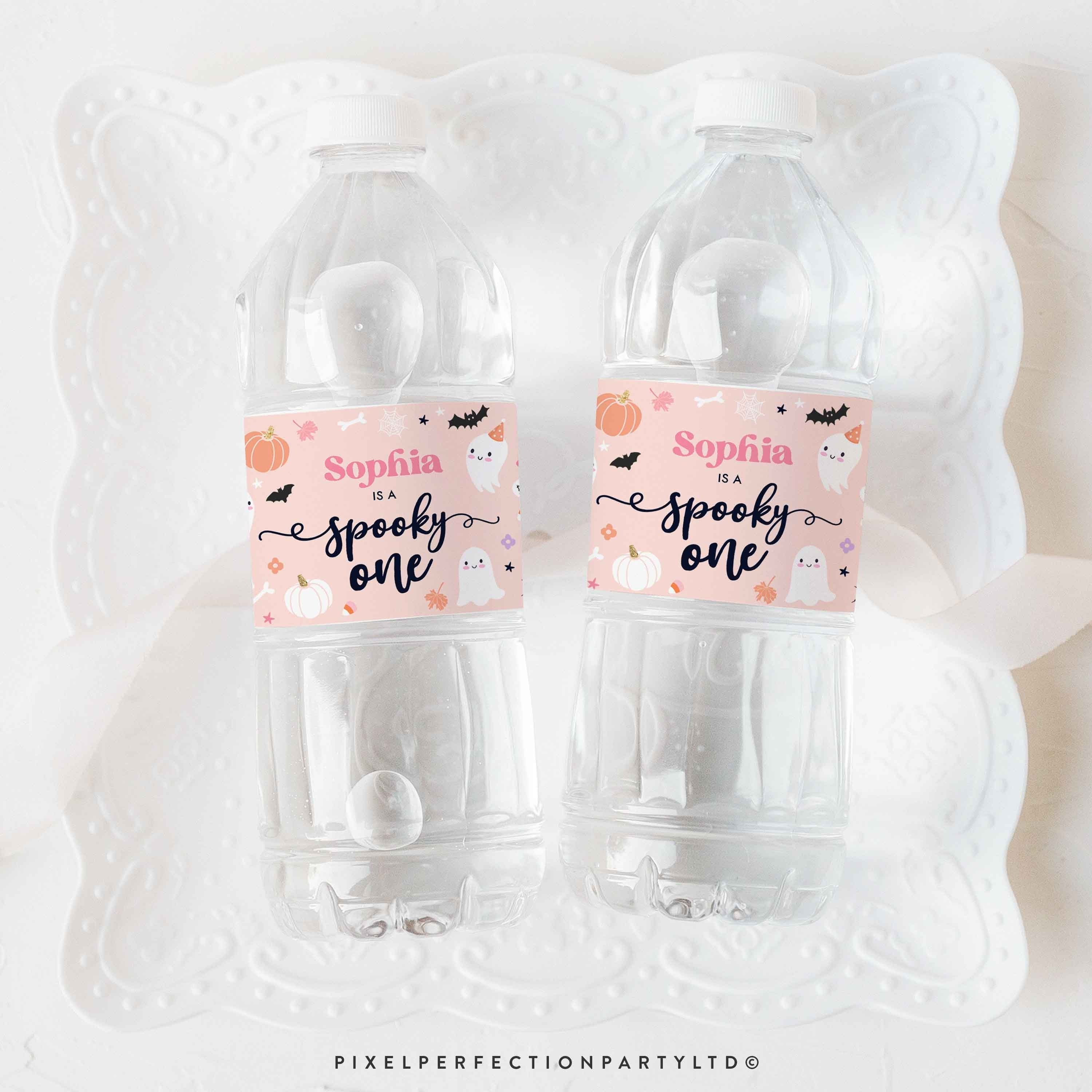 Halloween Water Bottle/Cup Stickers - Fabulously Planned